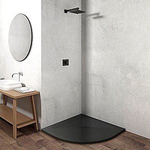 Душевой поддон Vincea VST-4SQ9090A 90х90 антрацит купить в интернет-магазине Sanbest