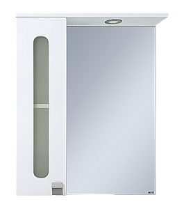 Зеркало со шкафом Misty Урал 60 Э-Ура-04060-021 белый купить в интернет-магазине сантехники Sanbest