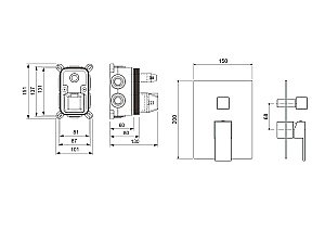 Смеситель для душа Aquatek Либра AQ1647MB черный матовый купить в интернет-магазине сантехники Sanbest