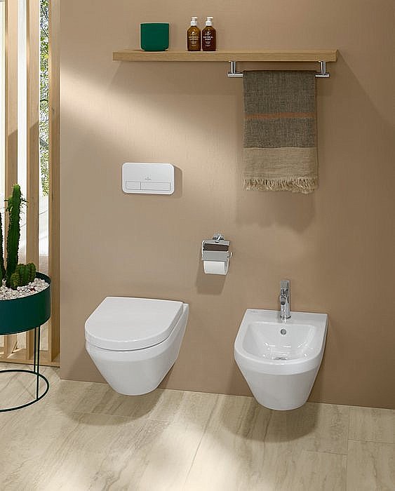 Биде подвесное Villeroy&Boch Architectura 74870001 альпийский белый купить в интернет-магазине Sanbest