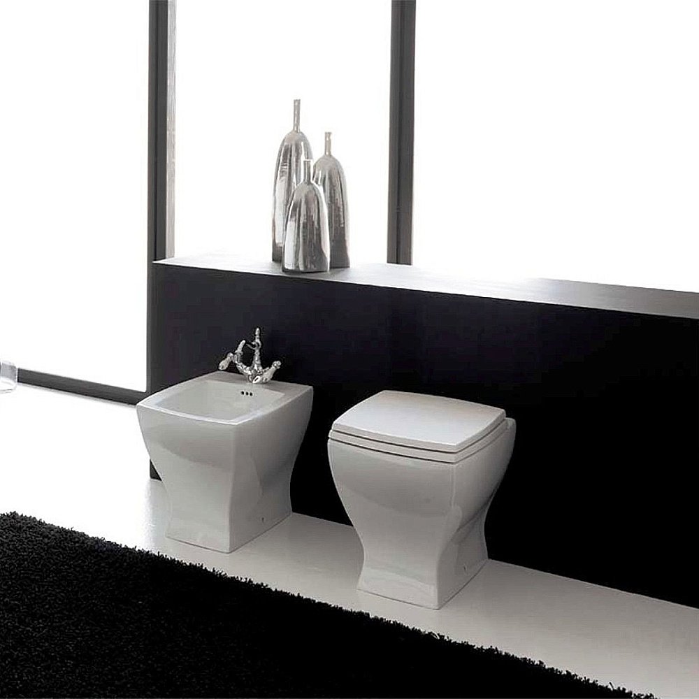 Биде напольное ARTCERAM Jazz JZB002 01 00*1 белое купить в интернет-магазине Sanbest