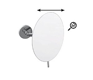 Зеркало косметическое Bemeta 116201332 хром купить в интернет-магазине сантехники Sanbest