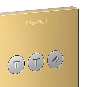 Дивертор Hansgrohe ShowerSelect 15764990 золото для смесителя в интернет-магазине сантехники Sanbest