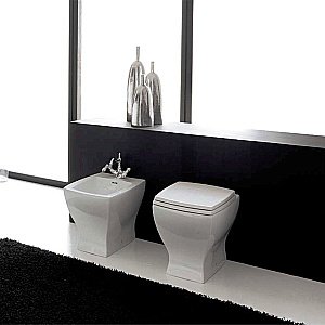 Биде напольное ARTCERAM Jazz JZB002 01 00*1 белое купить в интернет-магазине Sanbest