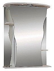 Зеркальный шкаф Misty Каприз 55 белый купить в интернет-магазине сантехники Sanbest