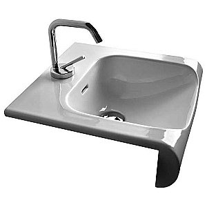 Раковина Kerasan Inka Project 40 341201*1 белая купить в интернет-магазине Sanbest