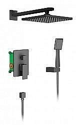 Душевая система Timo Selene SX-2069/03SM черная матовая купить в интернет-магазине сантехники Sanbest