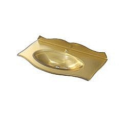 Раковина Caprigo Bourget с бортиком 80 поталь золото купить в интернет-магазине сантехники Sanbest