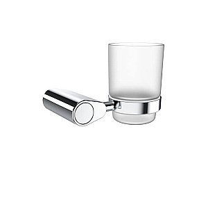 Стакан стеклянный Art&Max Verona Push AM-M-032 хром купить в интернет-магазине сантехники Sanbest