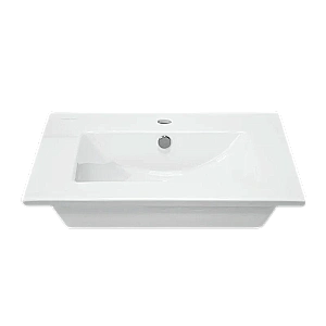 Раковина Sanita luxe Quadro 60 QDR60SLWB01 белая купить в интернет-магазине Sanbest