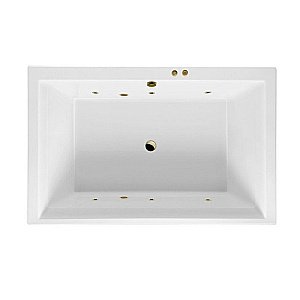 Ванна акриловая EXCELLENT Crown Lux SOFT WAEX.CRO19.SOFT.BR 190x120 белая с гидромассажем купить в интернет-магазине Sanbest