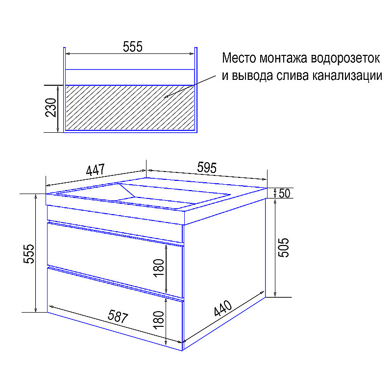 Инсталляция для унитаза Azario AZ-8010-1000 купить в интернет-магазине сантехники Sanbest