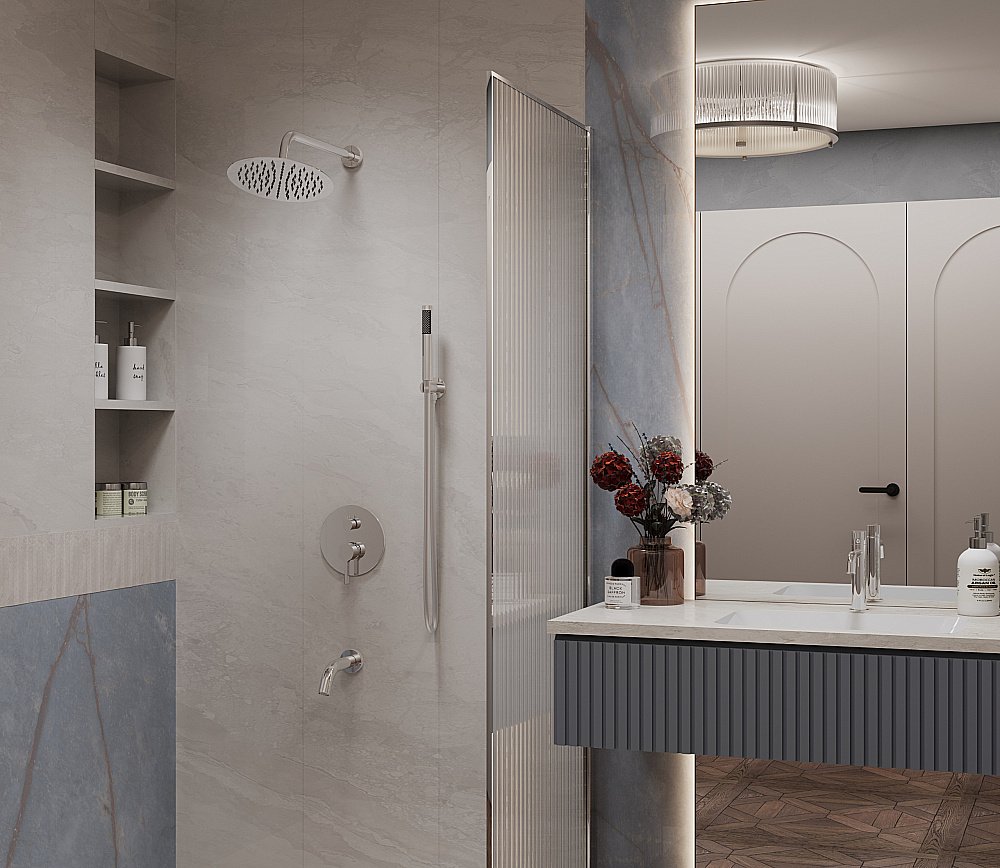 Душевая система Vincea Villa VSFW-1VL3CH хром купить в интернет-магазине сантехники Sanbest