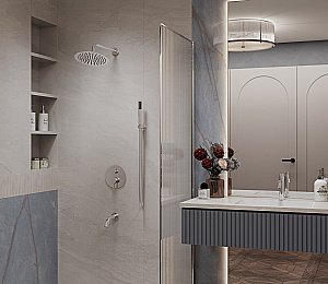 Душевая система Vincea Villa VSFW-1VL3CH хром купить в интернет-магазине сантехники Sanbest