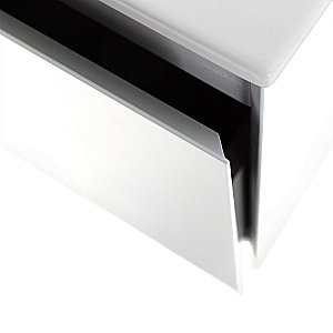 Тумба с раковиной Art&Max AM-Latina-600-1C-SO-BM/AM7117-60 Белый матовый для ванной в интернет-магазине Sanbest