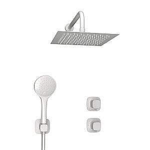 Душевая система WasserKRAFT Saale 9500 SET2839 белый Soft-touch матовый купить в интернет-магазине сантехники Sanbest