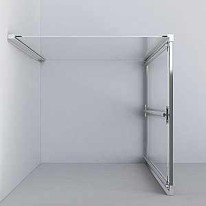 Душевой уголок Vincea Garda VSR-1G8090CL 90x80 стекло прозрачное/профиль хром купить в интернет-магазине Sanbest