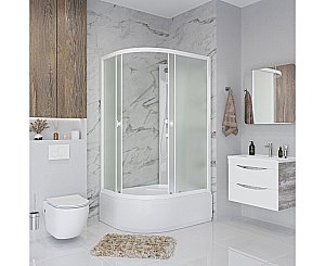 Душевая кабина Niagara Promo, асимметричный поддон, акриловый купить в интернет-магазине Sanbest