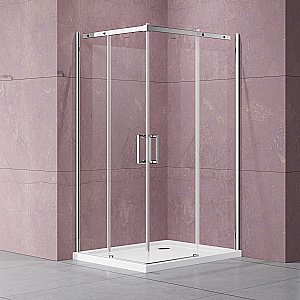 Душевой уголок Vincea Dice VSS-4D900CL 90х90 стекло прозрачное/профиль хром купить в интернет-магазине Sanbest