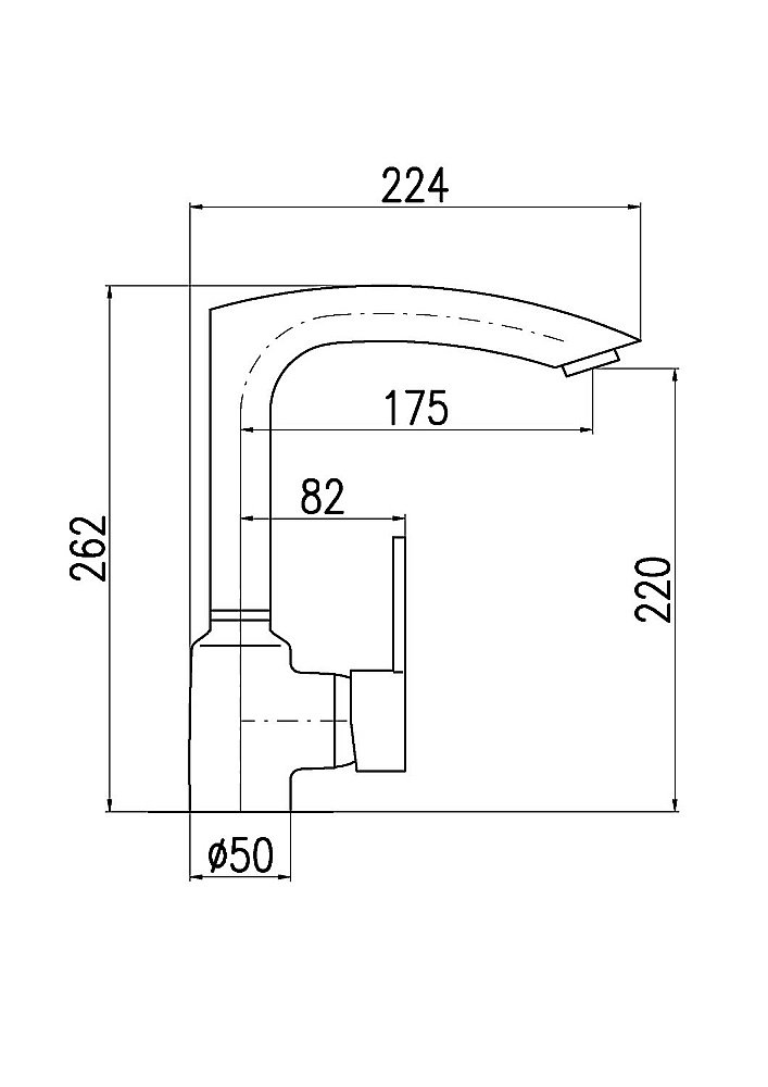Смеситель для кухни Rav-Slezak ZAMBEZI ZA007.5/7CB купить в интернет-магазине сантехники Sanbest