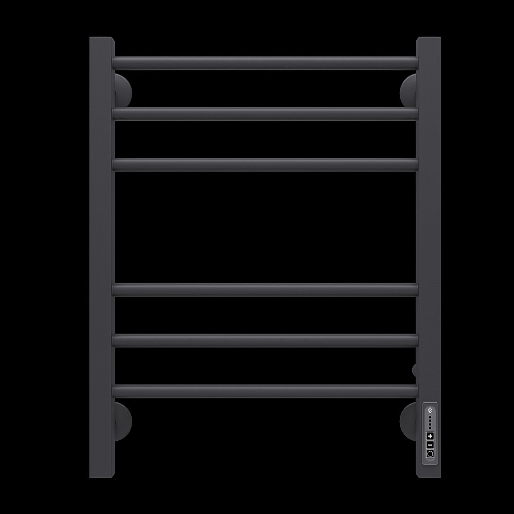 Полотенцесушитель электрический Terminus Сицилия П6 450х600 черный матовый купить в интернет-магазине сантехники Sanbest