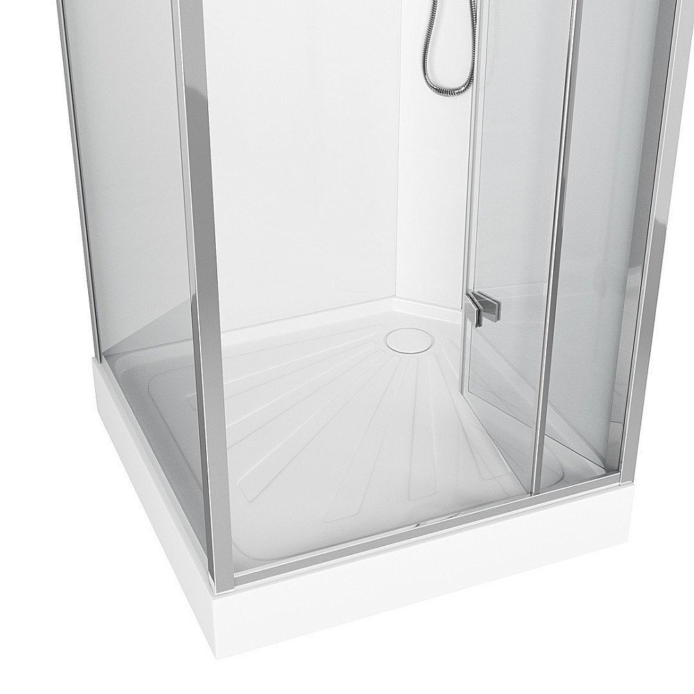 Душевая кабина Cerutti SPA Bella 90T 90x90 прозрачная/хром купить в интернет-магазине Sanbest