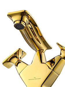 Смеситель для раковины WONZON & WOGHAND SHAKESPEARE, Темное золото (WW-651101-DG) купить в интернет-магазине сантехники Sanbest