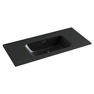 Тумба с раковиной Sancos FOLK Floor FL100FCP/CN7003MB 100 Капучино для ванной в интернет-магазине Sanbest