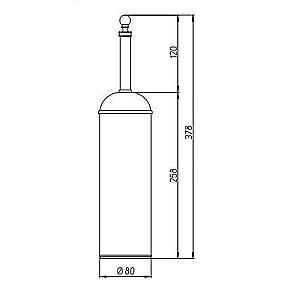 Ершик для туалета PAINI Duomo 88CR061 хром купить в интернет-магазине сантехники Sanbest