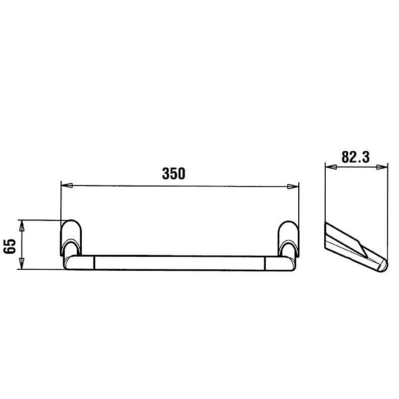 Полотенцедержатель PAINI Morgana 73CR001 35 хром купить в интернет-магазине сантехники Sanbest