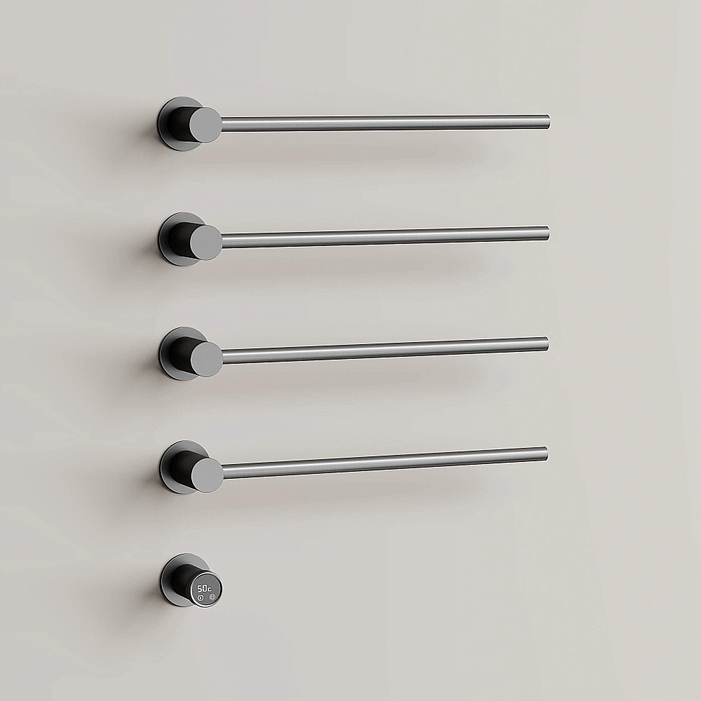 Полотенцесушитель электрический Sancos Linea SC14001GG вороненая сталь купить в интернет-магазине сантехники Sanbest