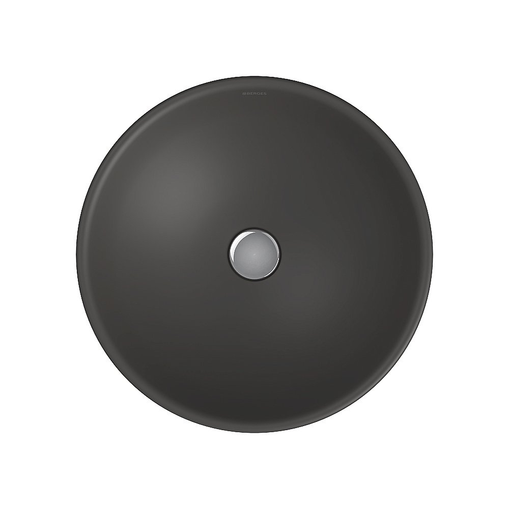 Раковина накладная BERGES Mascon 181022 45 антрацит матовый купить в интернет-магазине Sanbest
