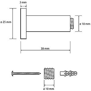 Крючок Bemeta Omega 104206132 хром купить в интернет-магазине сантехники Sanbest