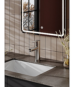 Cмеситель для раковины Agger Easy A3102122 сатин матовый купить в интернет-магазине сантехники Sanbest