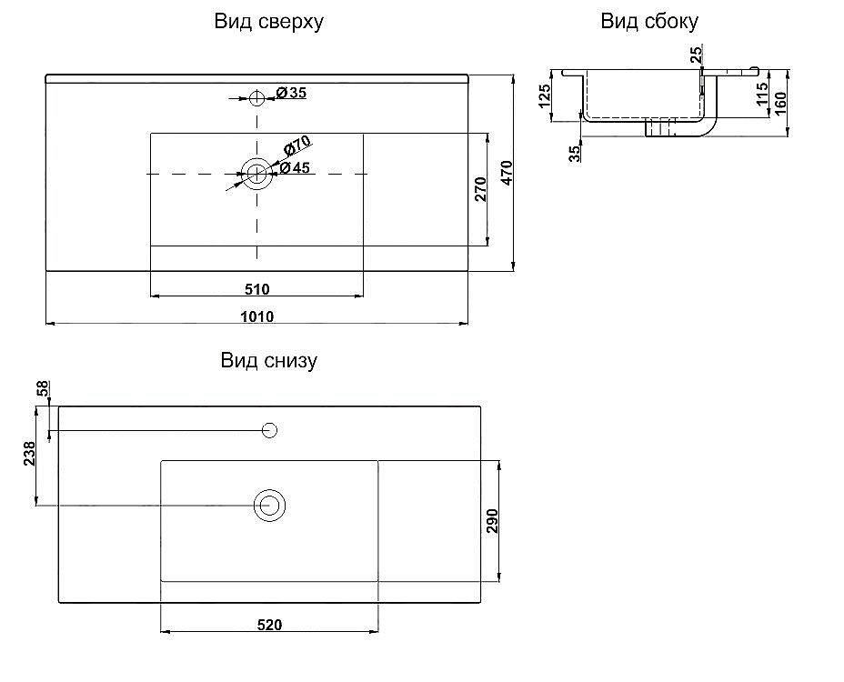 Раковина Melana E100 (9100E) 9100E-805 белая купить в интернет-магазине Sanbest