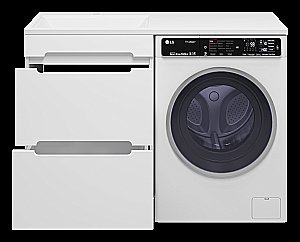 Тумба с раковиной Misty Байкал - 55 Э-Бай06055-022Я (Раковина Эстет Даллас 120) белая для ванной в интернет-магазине Sanbest