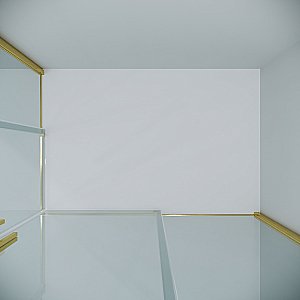 Душевой уголок Grossman Galaxy 300.K33.01.9070.32.00 90x70 стекло прозрачное/профиль золото сатин купить в интернет-магазине Sanbest