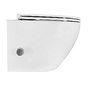 Унитаз подвесной с функцией биде Azario Grado AZ-046E-NR белый, безободковый, с крышкой микролифт купить в интернет-магазине Sanbest