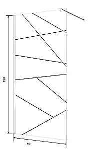 Душевое ограждение CeruttiSpa PICK T90 90 стекло матовое/профиль хром купить в интернет-магазине Sanbest