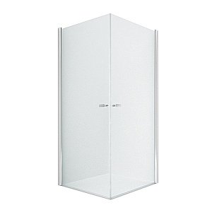 Душевой уголок NEW TRENDY NEW SOLEO 2D D-0139A/D-0140A 70x80 стекло прозрачное/профиль хром купить в интернет-магазине Sanbest