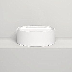 Раковина накладная Salini ARMONIA TOP 02 130116G 45 из искусственного камня S-Sense, белая глянцевая купить в интернет-магазине Sanbest