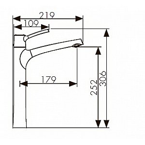 Смеситель для раковины Kaiser Stick 49133 купить в интернет-магазине сантехники Sanbest