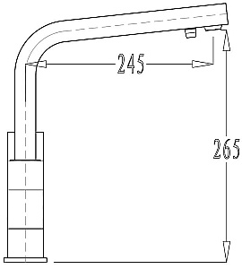 Смеситель для кухни Kaiser Sonat 34044-3 купить в интернет-магазине сантехники Sanbest
