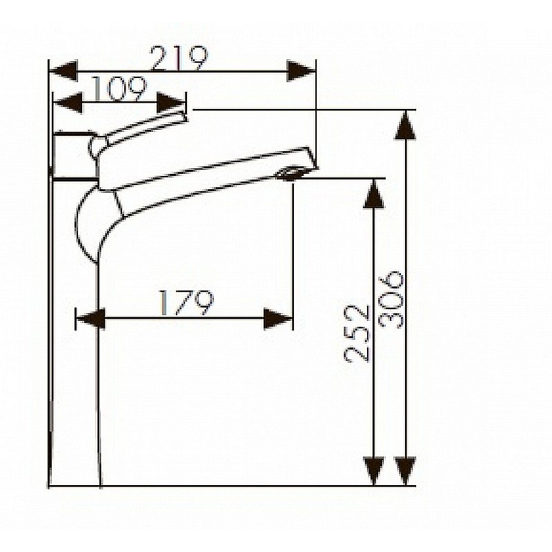 Смеситель для раковины Kaiser Stick 49133 купить в интернет-магазине сантехники Sanbest
