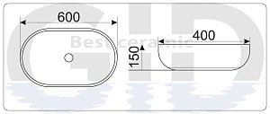 Раковина GID 9026А купить в интернет-магазине Sanbest