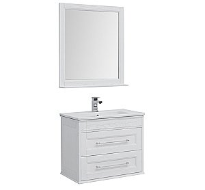 Тумба с раковиной Aquanet Бостон 80/Dreja Эйфория 80 ясень для ванной в интернет-магазине Sanbest