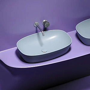 Раковина Ceramica Nova Element 60 CN6049MHL серо-голубая матовая купить в интернет-магазине Sanbest