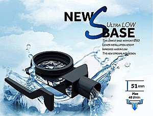 Душевой трап PESTAN Confluo Premium Glass Line 450 черное стекло/матовый хром купить в интернет-магазине Sanbest