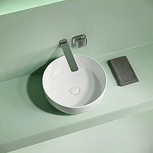 Раковина Sancos Taycan 37,5 CN12003 белая купить в интернет-магазине Sanbest