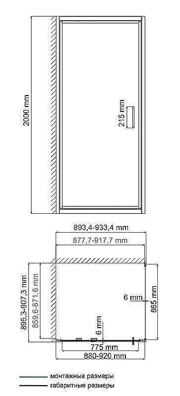 Душевой уголок WasserKRAFT Salm 27I03 90x90 купить в интернет-магазине Sanbest